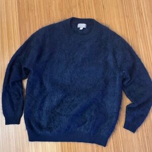 J. Crew Brushed cashmere relaxed crewneck sweater